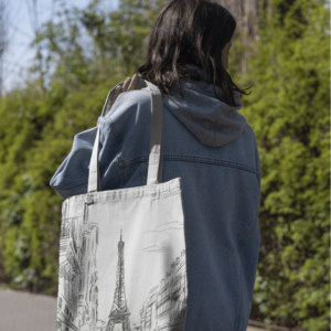 PLUGGED IN RIDE Paris tote